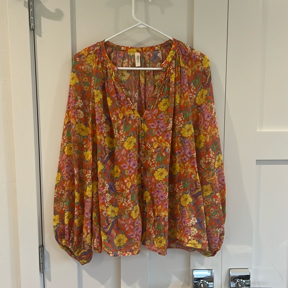 Spell Bright Floral Blouse